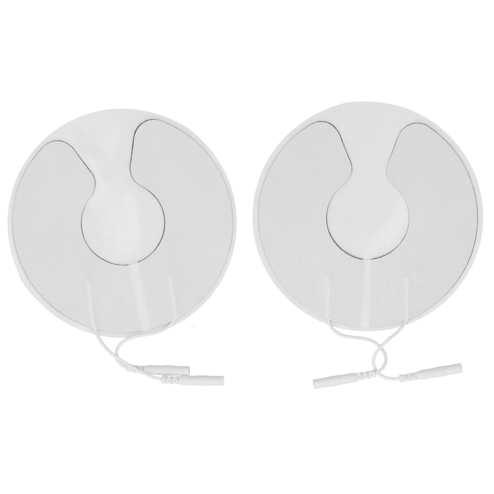 2pcs Breast Electrode Pads for Electric TENS Massager Physiotherapy Machine 11cm / 4.3in