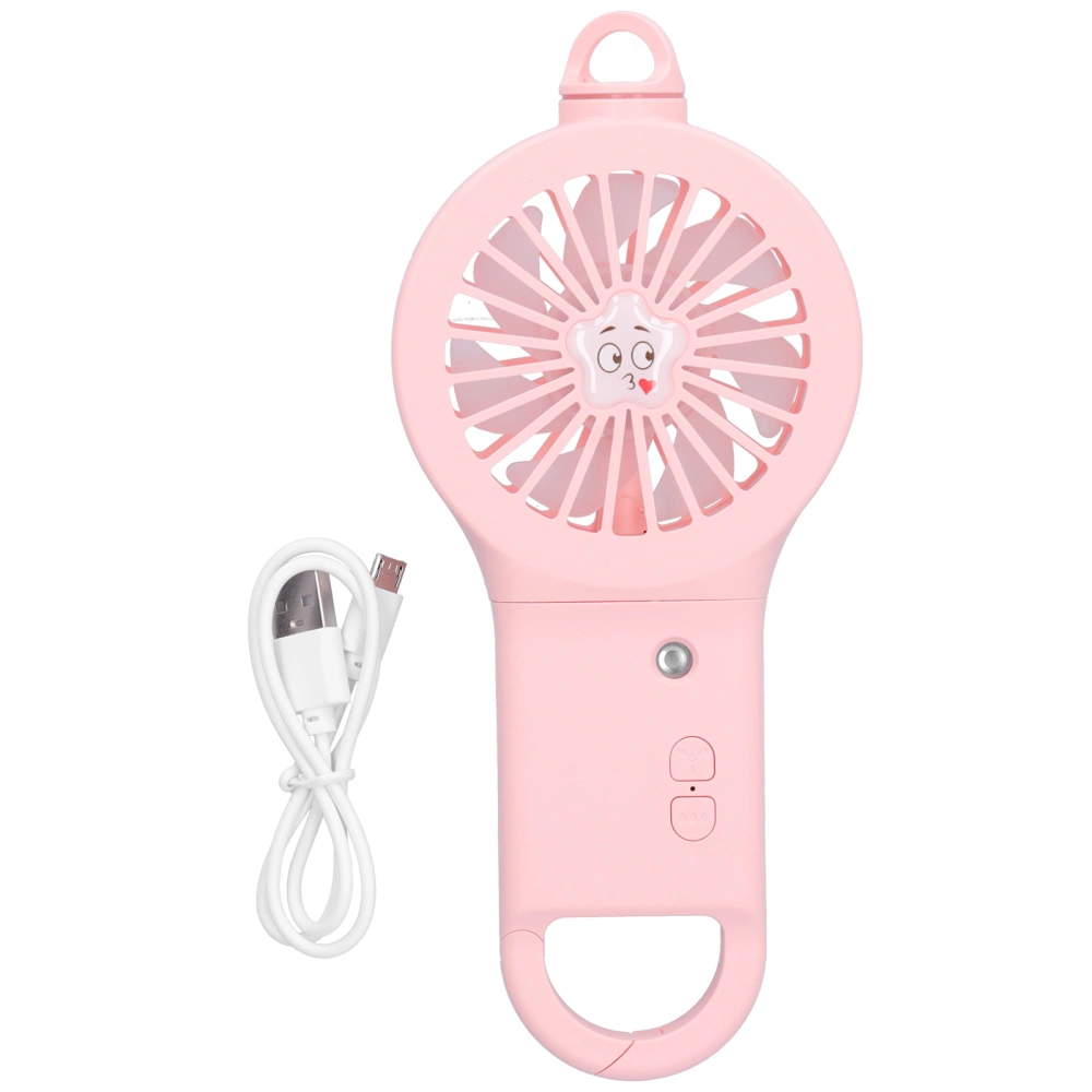 Rechargeable Handheld Spray Fan Home Travel Portable Skin Moisturizing Misting FanPink