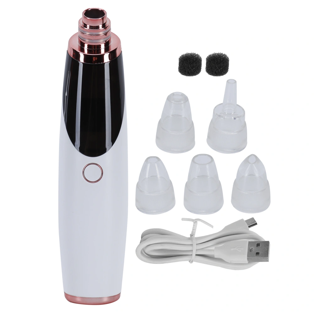 Electric Blackhead Removal Machine Household Vacuum Suction Face Pore Cleaner (Rose Gold)