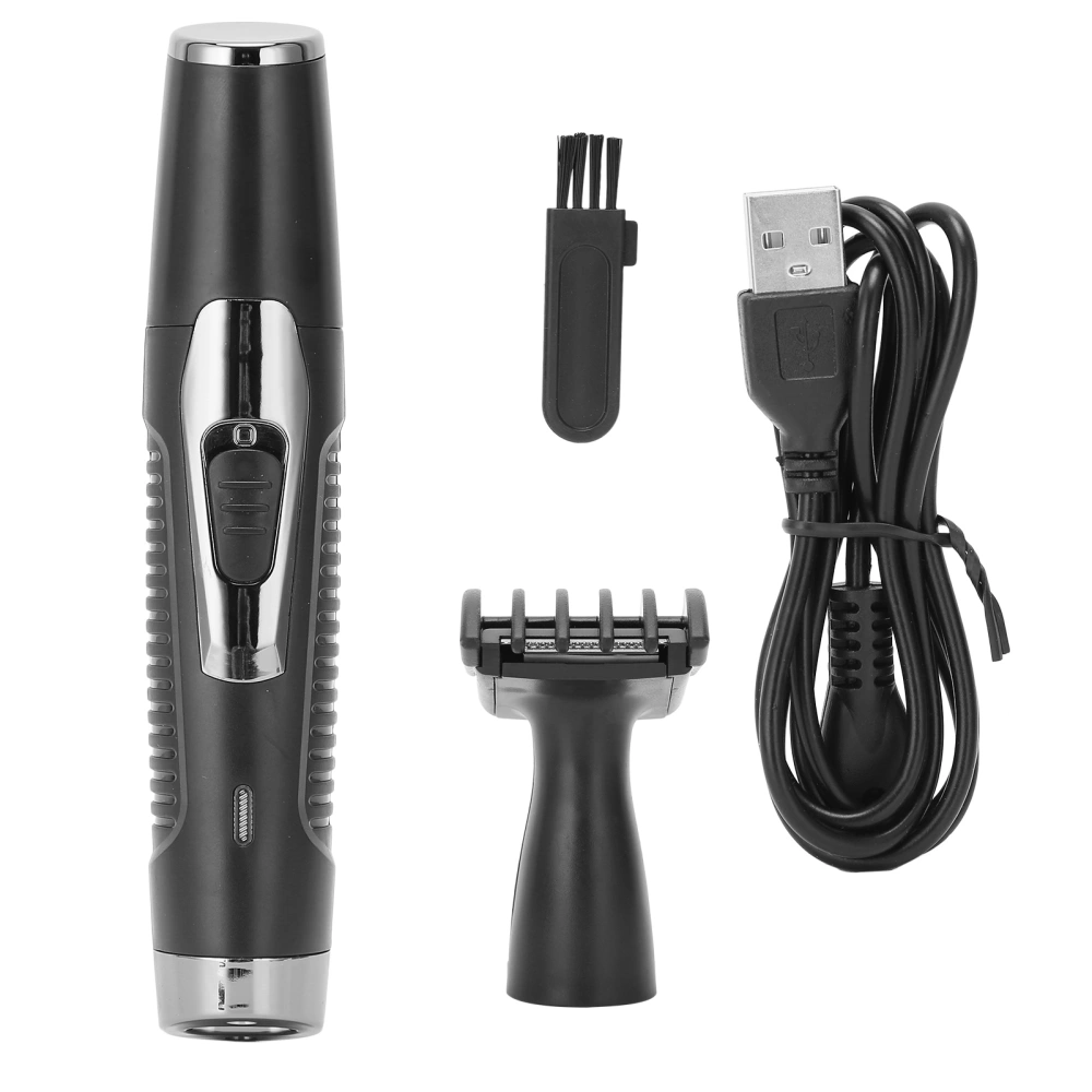 Nose Hair Trimmer USB Rechargeable Men Sideburns Nose Hair Clipper Trimmer Tool Set