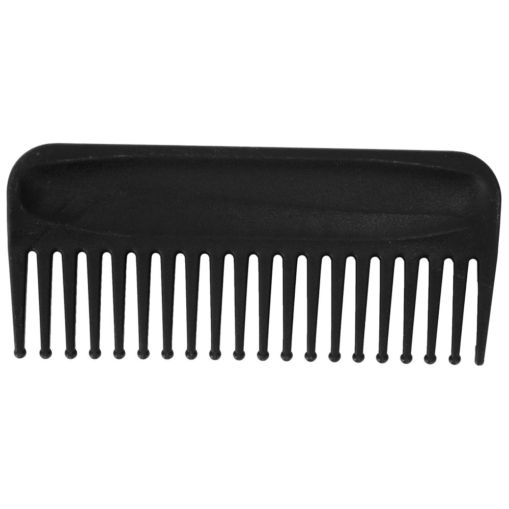 Wide Tooth Combs Hair Detangling No Handle Comb Wet Dry Hair Style Combs for Salon HomeBlack