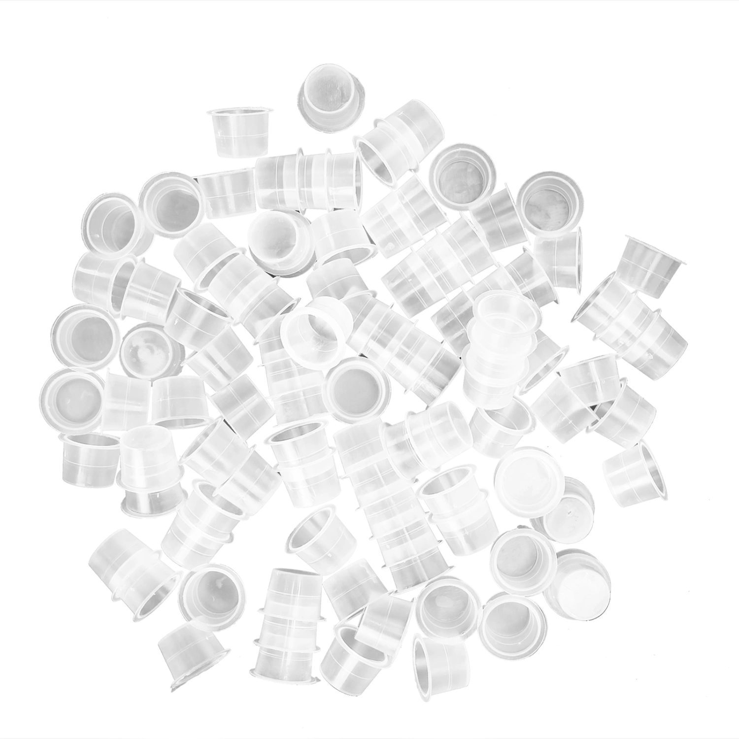 100pcs Disposable Tattoo Ink Cups Microblading Tattoo Pigment Holder AccessoriesM
