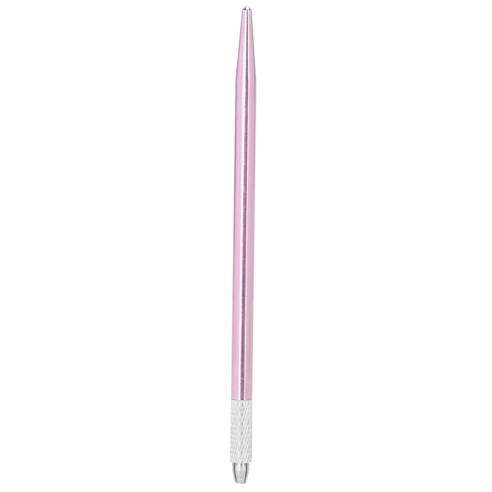 Manual Tattoo Pen SemiPermanent Microblading Pen for Eyebrow Eyeliner Lips Tattoo(Pink )