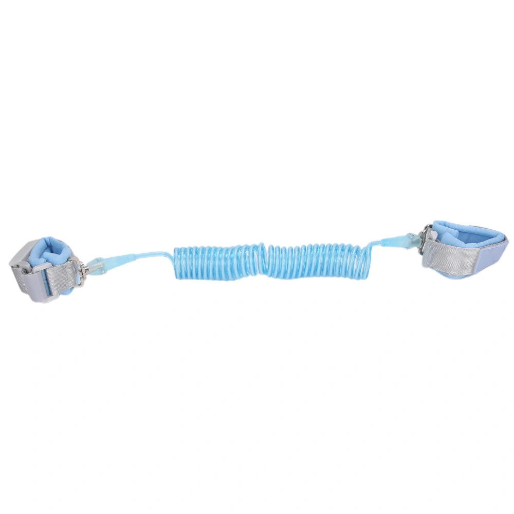 2.5m / 8.2ft Kid Leash Harness Anti Lost Wrist Link Safety Wrist Leash for Toddlers BabyBlue