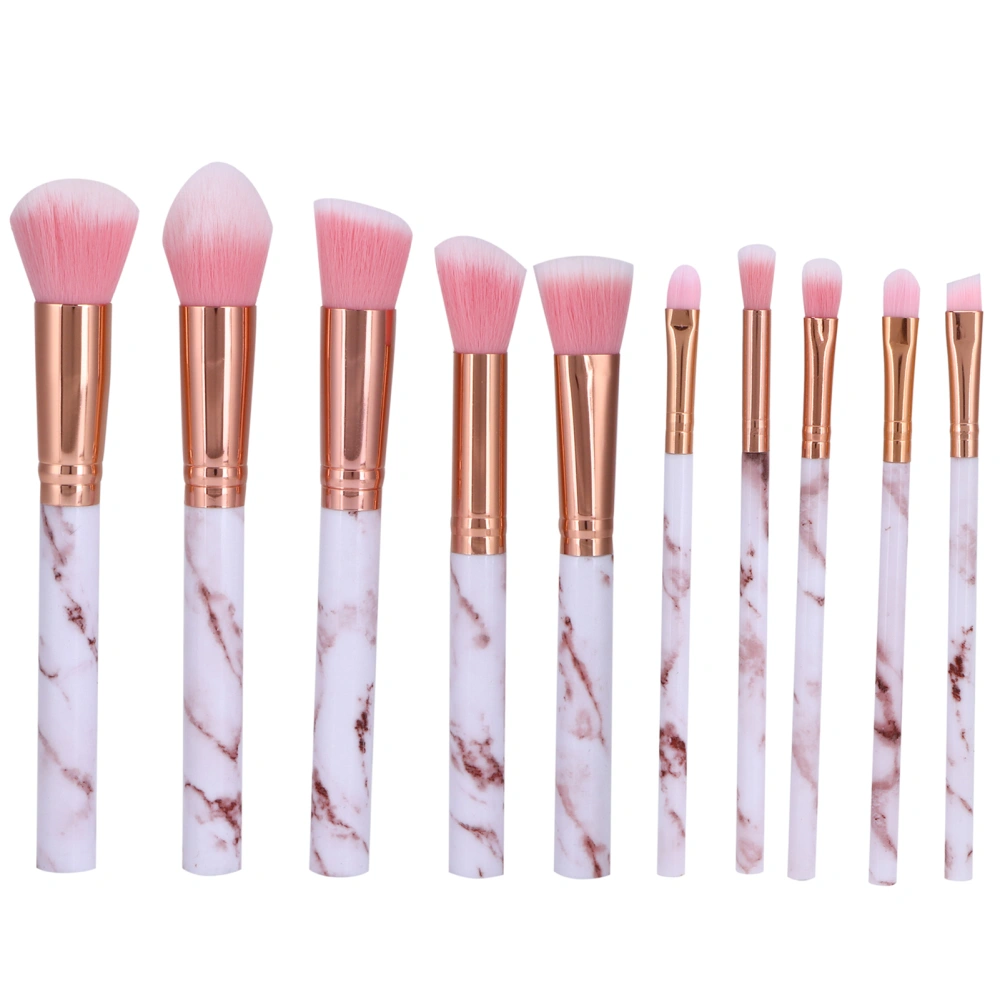 10pcs Makeup Brushes Set Face Make Up Loose Setting Powder Eyeshadow Brush Tool SetPink