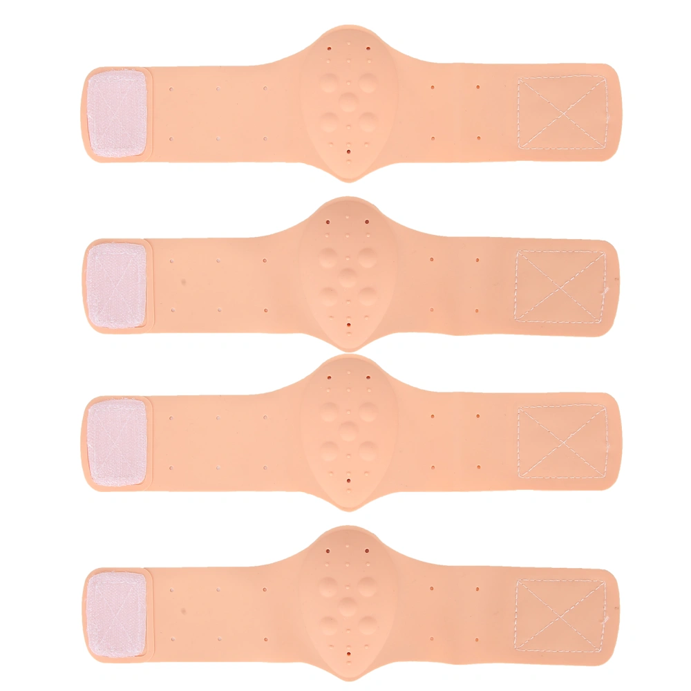 2 Pairs Arch Pad Adhesive Support Silicone Insole Elastic Flat Foot Care SuppliesBrighten Skin Color