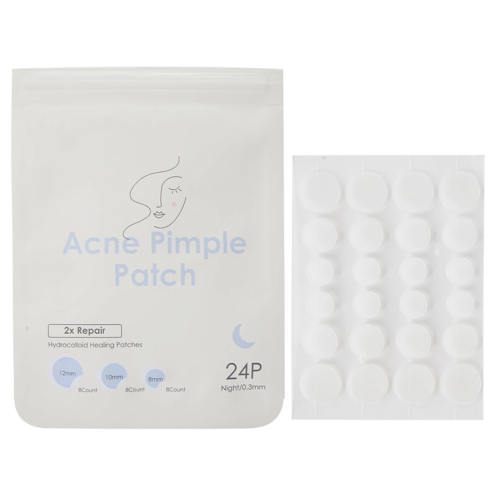 Tranparent Hydrocolloid Acne Patch Tea Tree Skin Acne Pimple Treatment Repair PatchNight Use