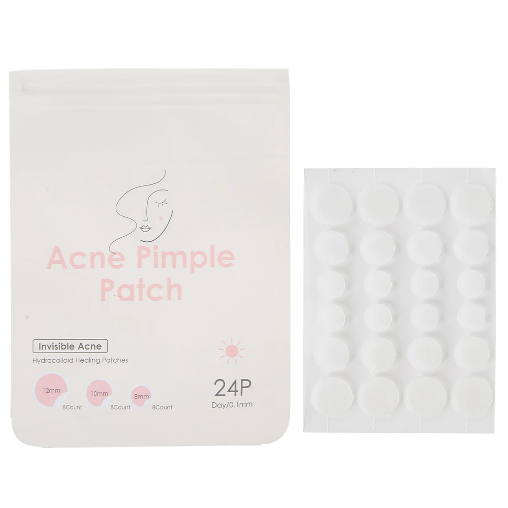 Tranparent Hydrocolloid Acne Patch Tea Tree Skin Acne Pimple Treatment Repair PatchDay Use