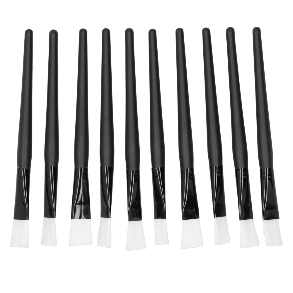 DIY Face Mask Brush Soft Hair Wood Handle Facial Mud Mask Mixing Applicator Brush (Black)