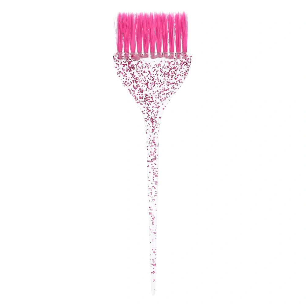 Glitter Handle Hair Dye Brush Exquisite Hair Coloring Dyeing Brush Barber Shop AccessoryPink