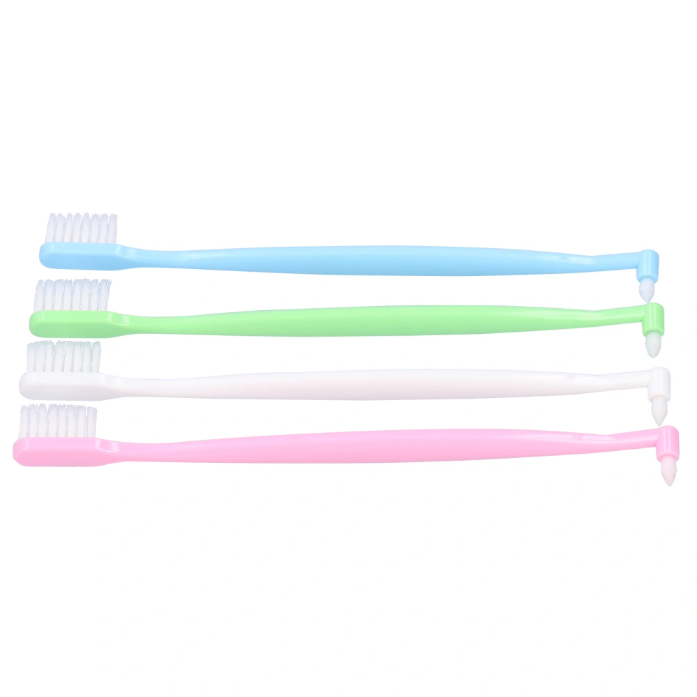 4PCS Orthodontic Toothbrush DoubleEnded Interspace Toothbrush for Braces Teeth Cleaning