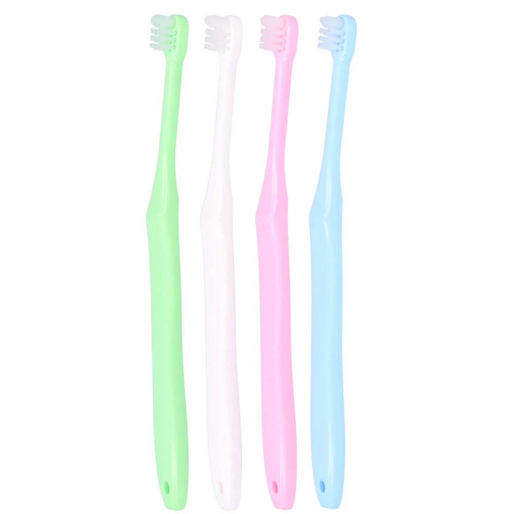 4pcs Travel Portable Braces Cleaning Brush Children Orthodontic Toothbrush Oral Care Tool