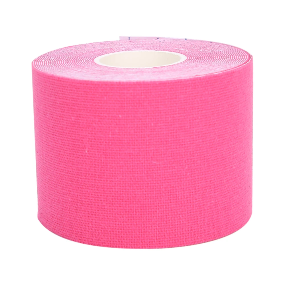 Muscle Tape Sports Physical Therapy Kinesiology Tape for Knee Ankle Shoulder (5cm x 5m)Pink