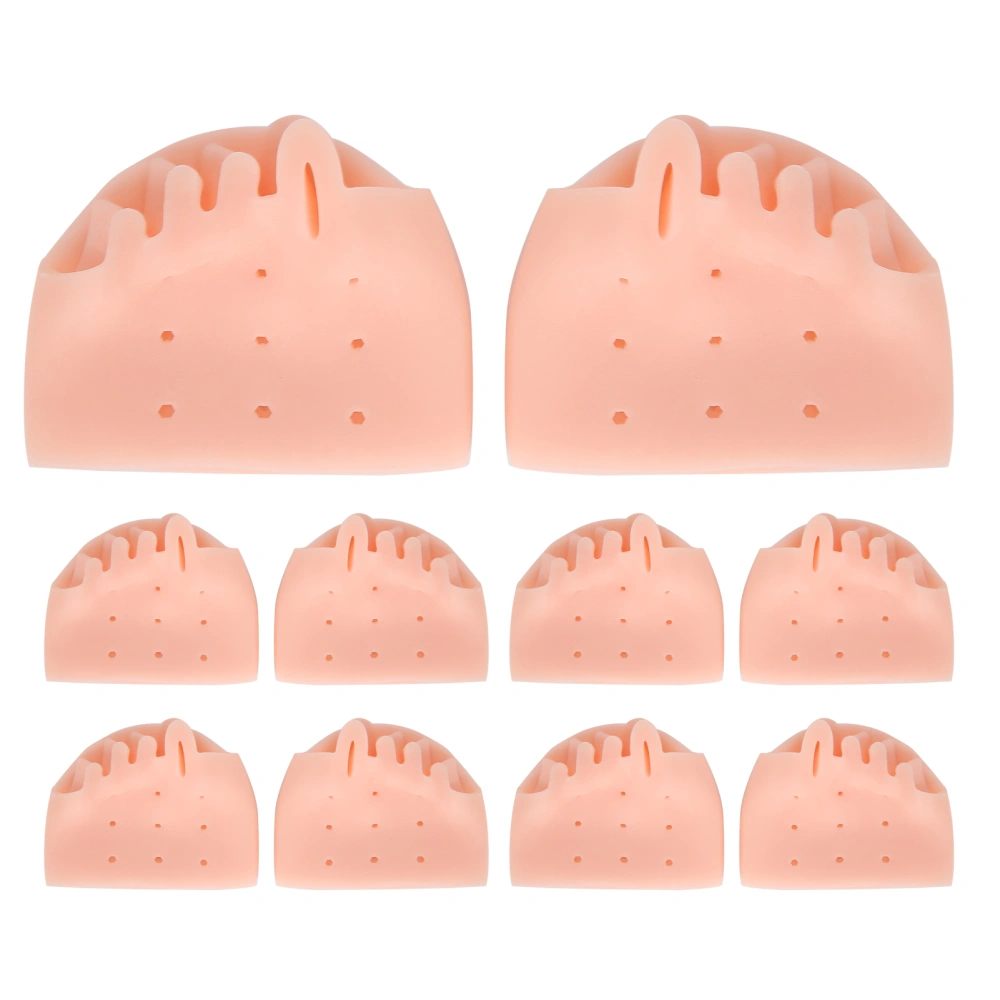 Bunion Corrector 5 Holes Hallux Valgus Corrector High Elasticity SEBS Foot Toe StraightenerBright Skin