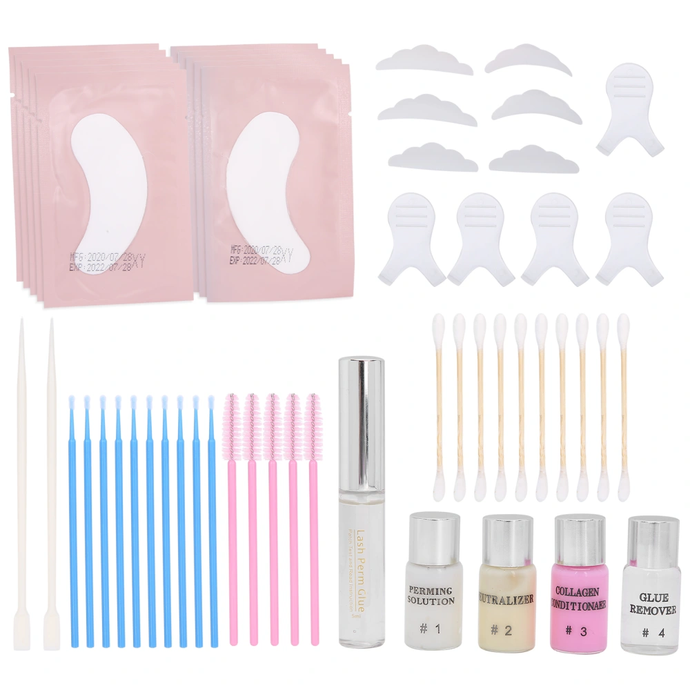 25ml Eyebrow Eyelash Perming Kit Long Lasting Eyelash Eyebrow Curling Perming Tools Set