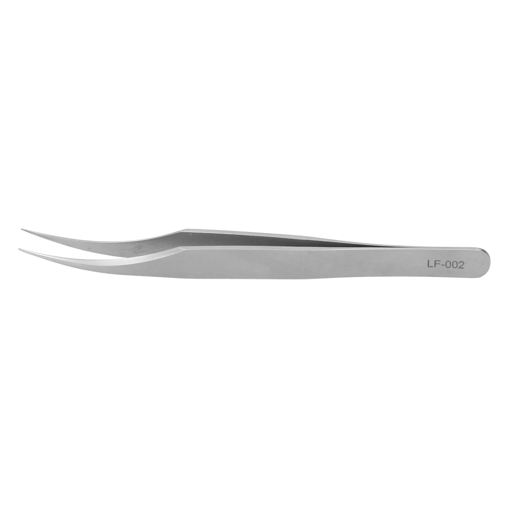 Eyelash Tweezers Arc Shape Curved Tweezers for Eyelash Grafting Extension High Elasticity Arc Shape Tweezers LF‑002