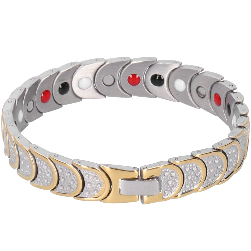 1.2cm Width Titanium Steel Magnetic Bracelets for Arthritis Pain Relief Healthy Gifts