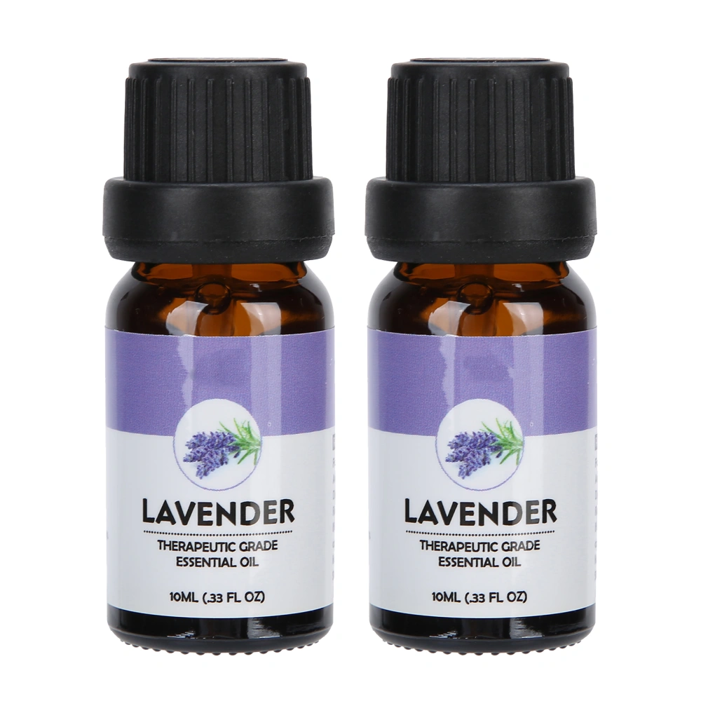 Plant Extract Moisturizing Essential Oil Body Relax Massage Essential Oil 10ml x 2 BottlesLavender