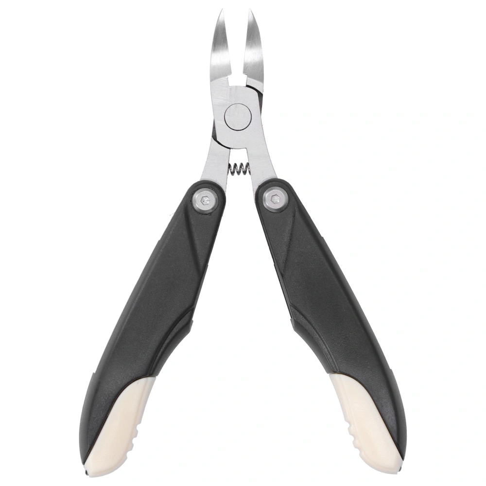 Multifunctional Nail Clippers Folding Olecranon Arch Ingrown Pliers for ParonychiaBlack