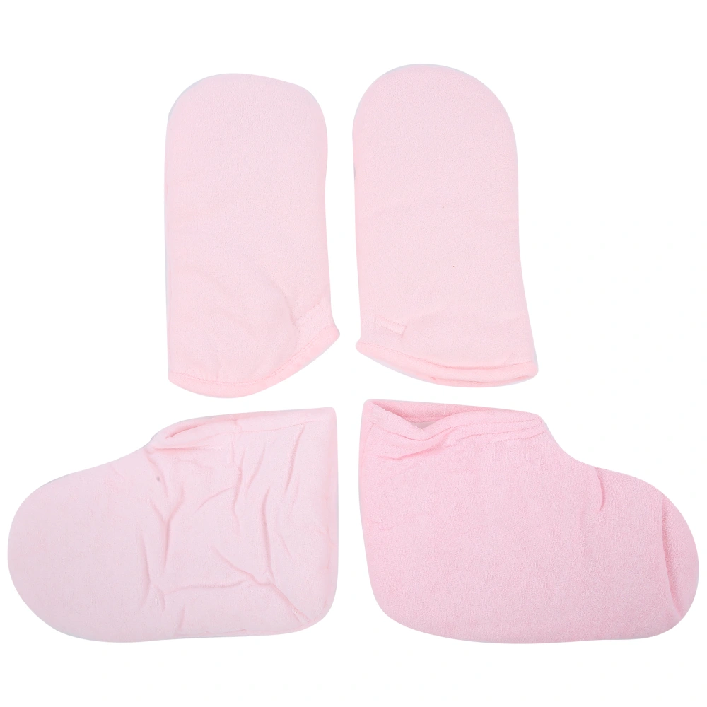 Paraffin Wax Gloves Set Insulated Hand Care Whitening Mittens SPA Treatment Foot Covers