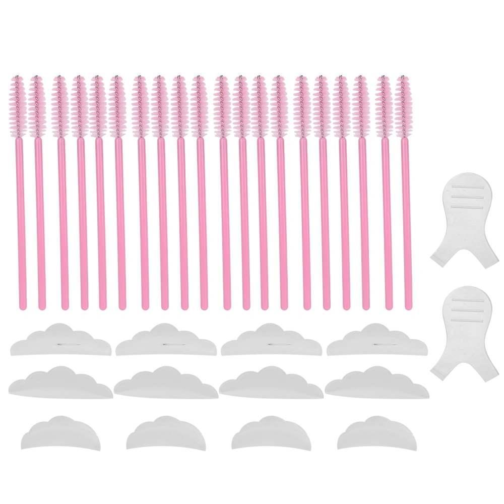 Professional Eyelash Perming Kit Y‑Shaped Brush Eyelash Perming Patch Curling Tool Set