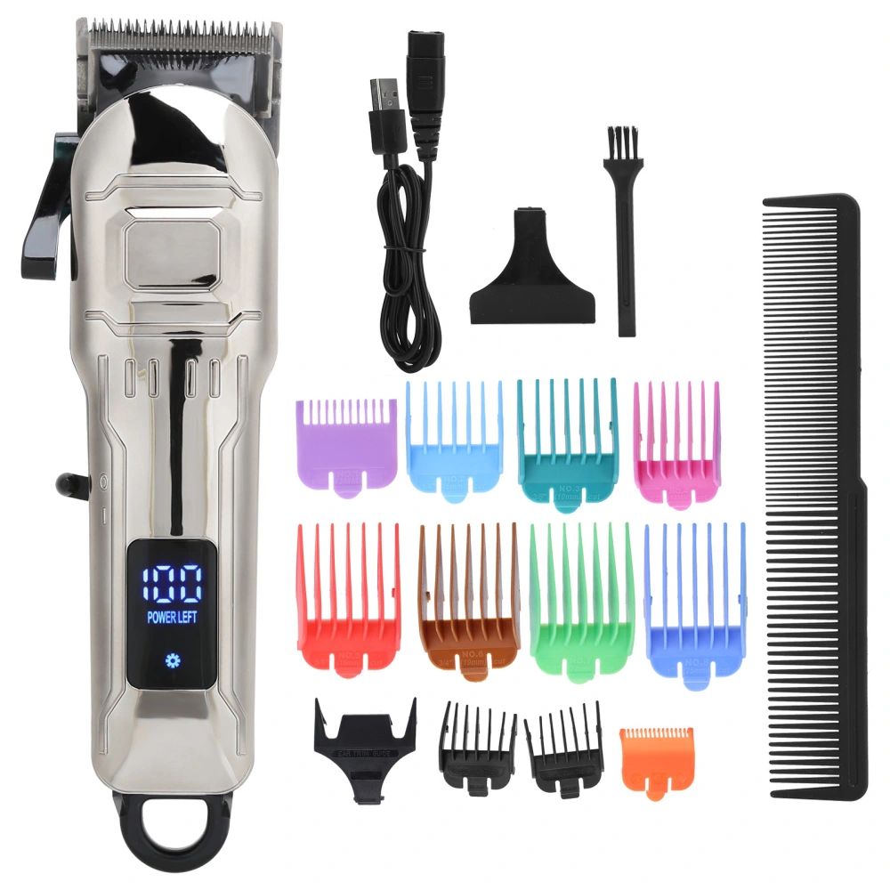 USB Charging LED Display Electric Hair Trimmer Clipper Hair Cutting Machine Styling Tool