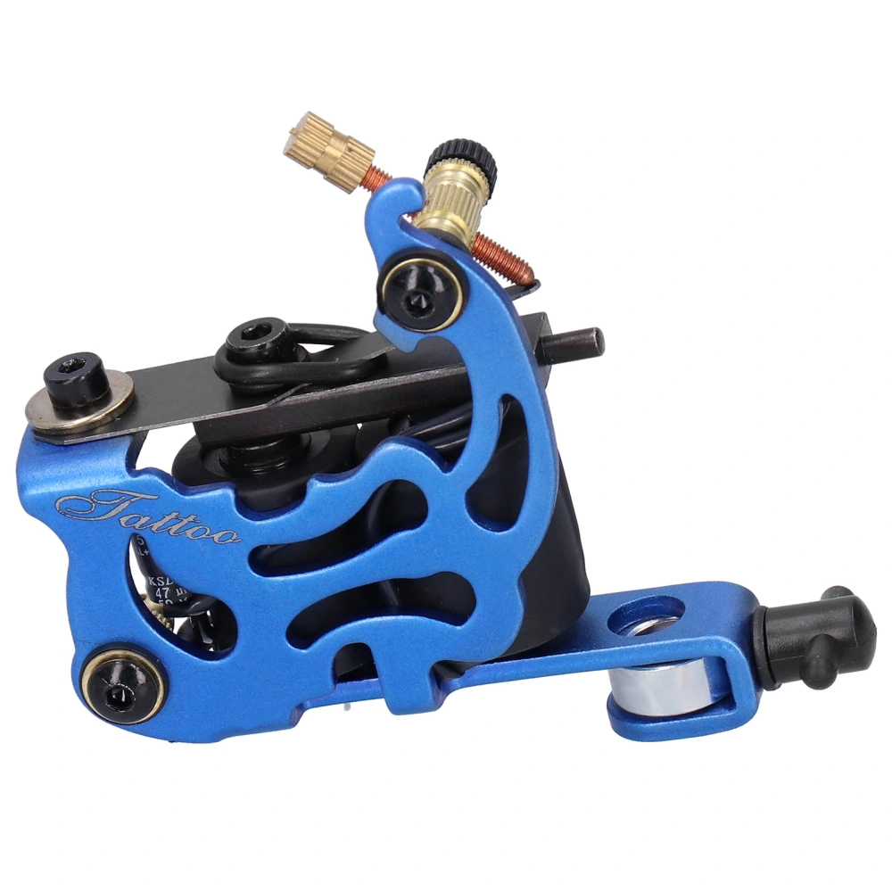 Professional Casting Coil Tattoo Machine Beginner Tattooist Alloy Tattoo Machine Blue ZZ056