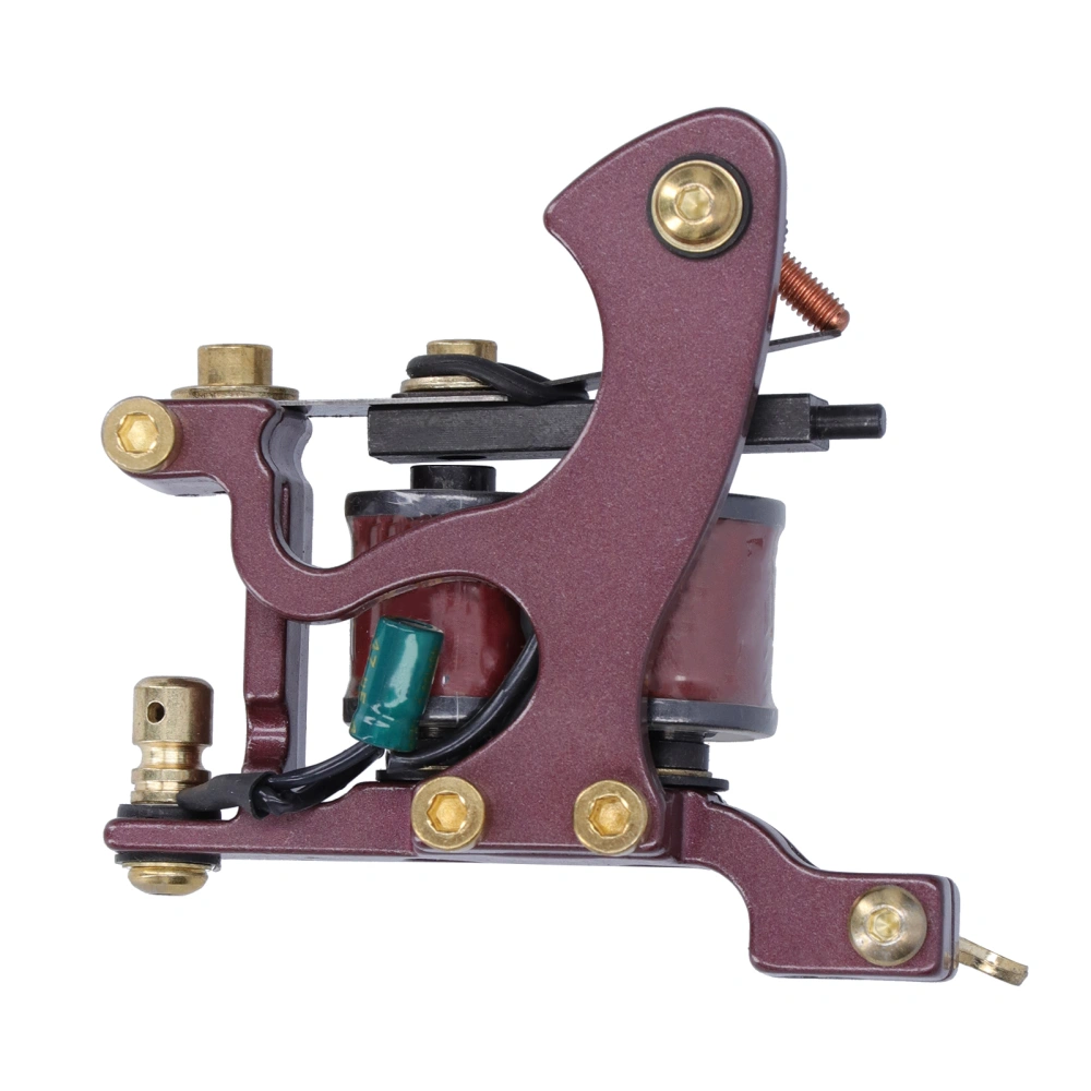 Casting Tattoo Machine Liner Shader Coil Professional Tattoo Machine Alloy Tattoo SuppliesBrown ZZ025-3