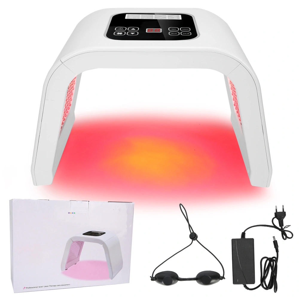 10 Colors LED Light Photon Therapy Acne Removal Face Skin Rejuvenation Beauty Machine100-240V EU Plug