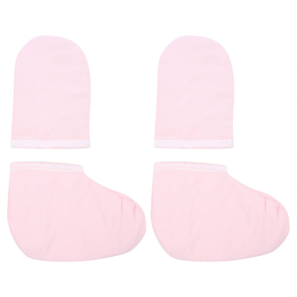 Paraffin Wax Bath Gloves Booties Paraffin Therapy Insulated Gloves Foot Cover Set