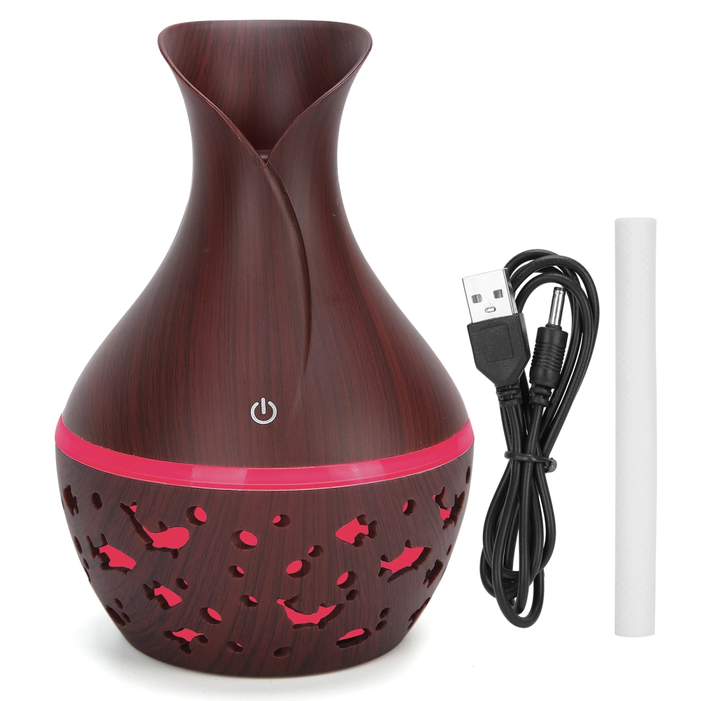 USB Electric Vase Mini Desktop Humidifier Air Humidification Aroma Diffuser 300ml