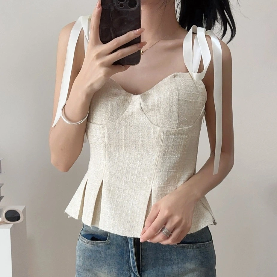 Design Sense Slim-fit Slimming Hot Girl Strap Tube Top