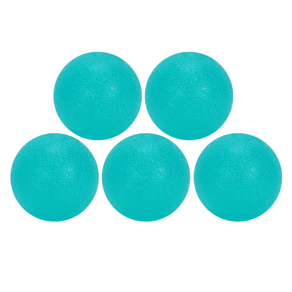 5pcs Finger Rehabilitation Grip Ball Wrist Strength Training Exercise Hand Grip BallGreen 35 Degree