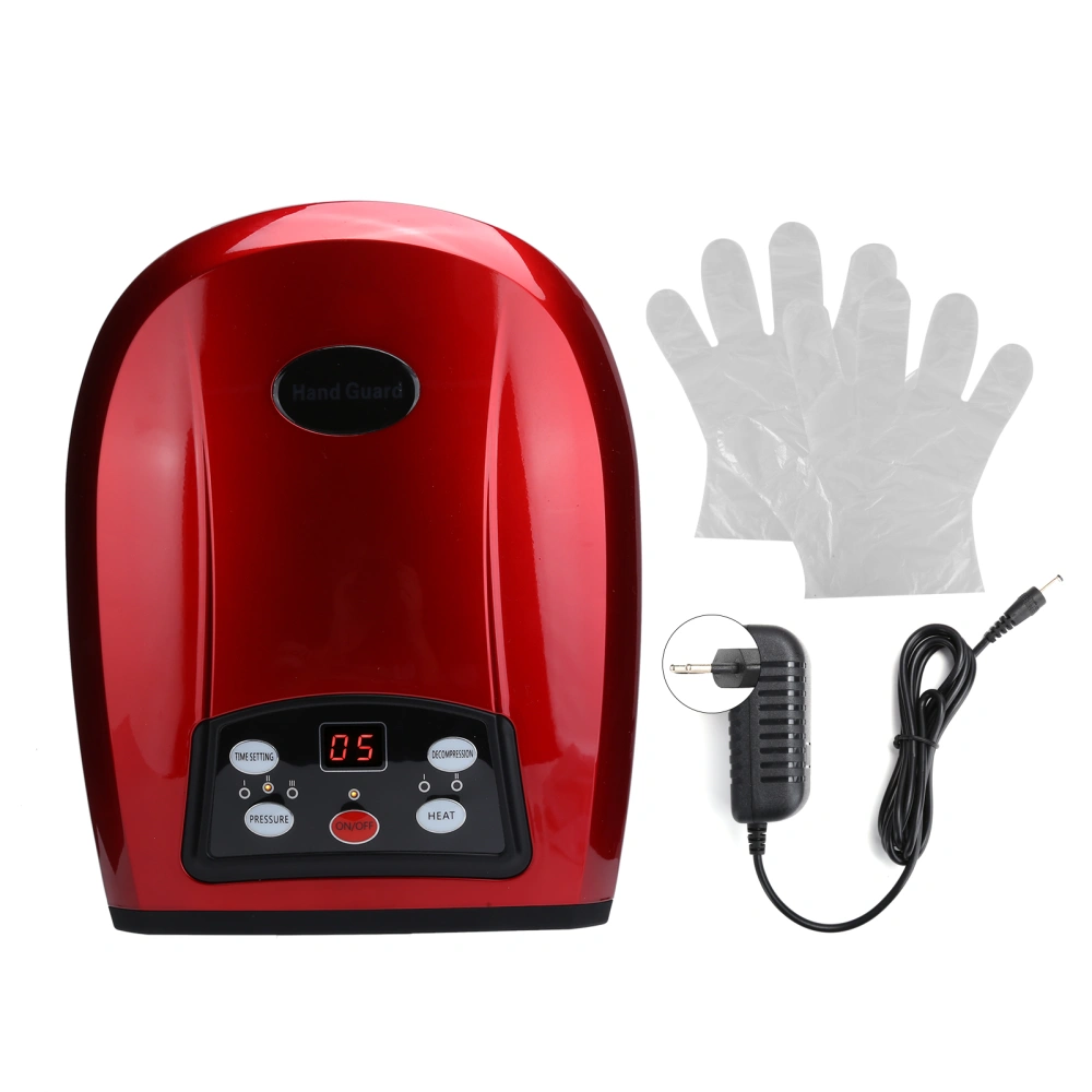 Electric Hand Massager Acupoint Point Fatigue Soreness Relief Heat Palm Massager 100-240VEU Plug