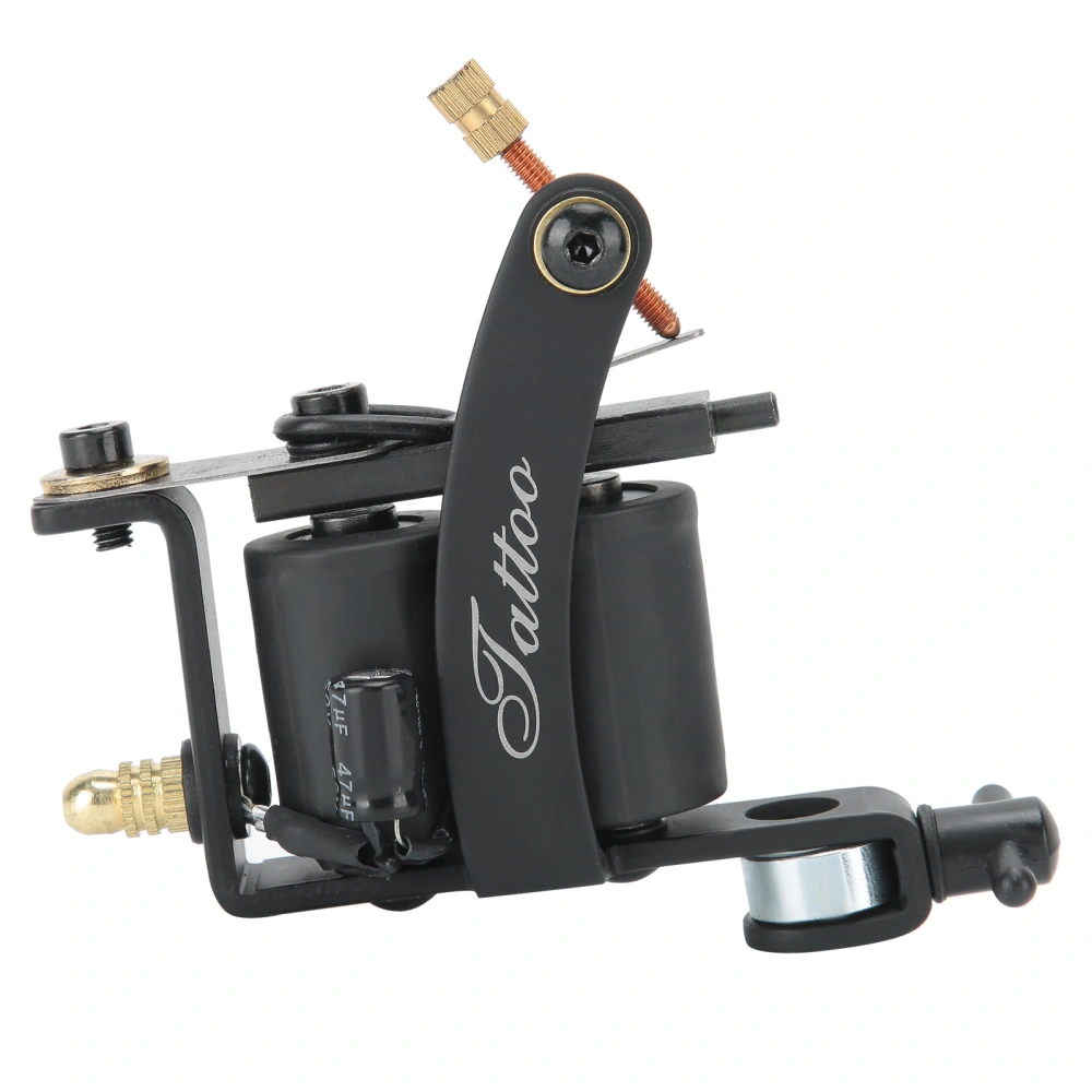 Professional Black Coil Tattoo Machine Compact Liner Shader Tattoo Machine (ZZ035)