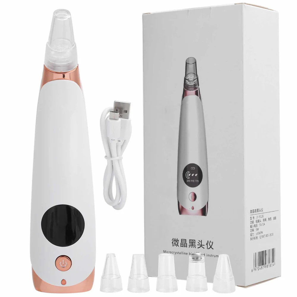 Electric Blackhead Vacuum Cleaner Blackhead Extractor Nose Cleaner Visible Pore Cleaner