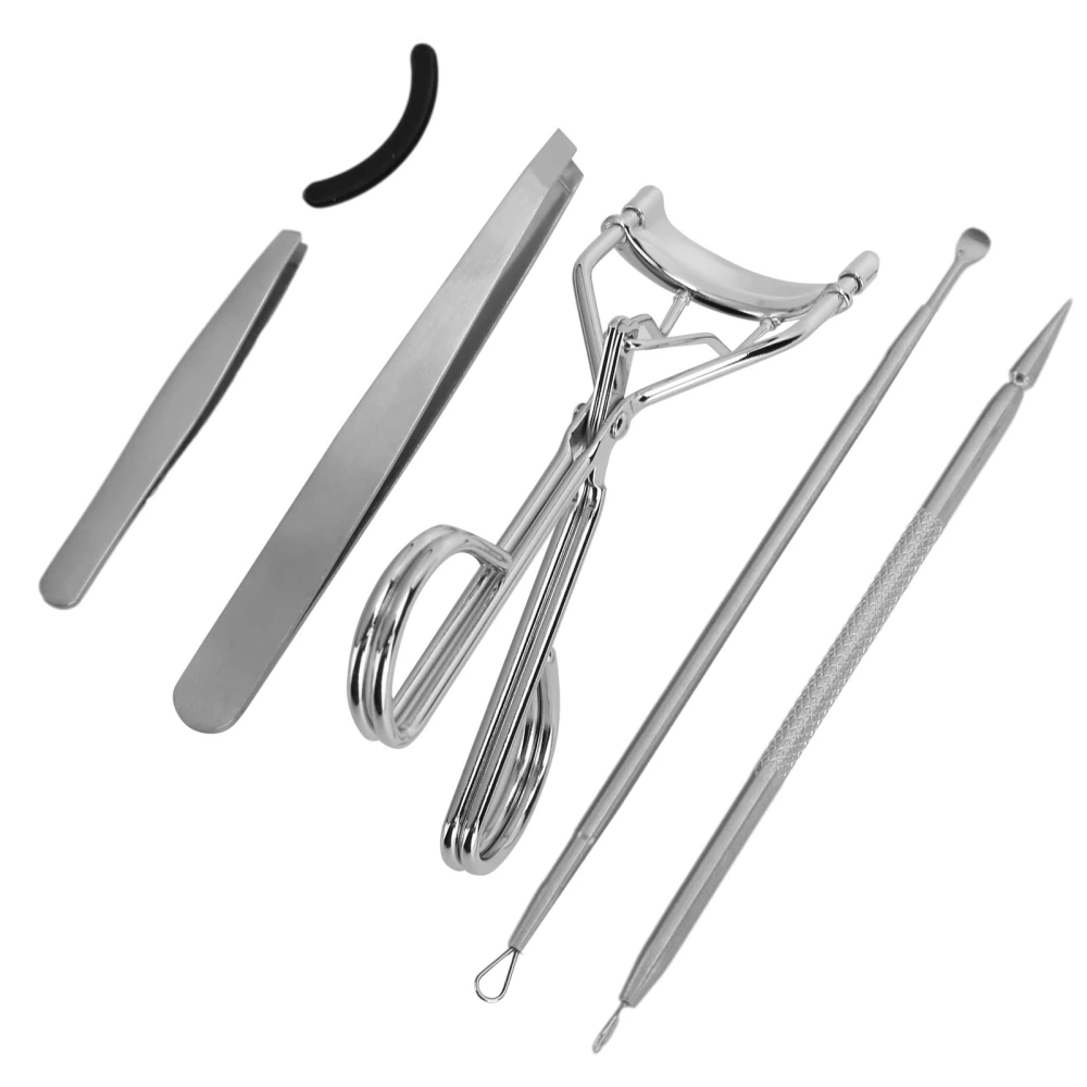 5pcs Face Beauty Tool Set Eyebrow Tweezer Acne Earwax Remover Portable for Household Supplies