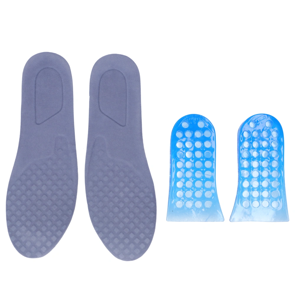 Heightening Insole Shock Absorption 5cm Height Increase Insole Elastic Shoe Lift Insert CushionL（39-43）