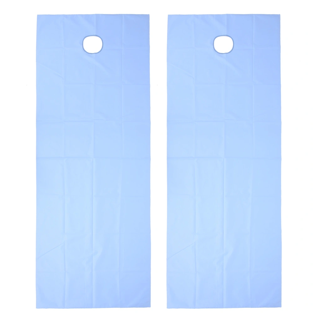 2pcs SPA Massage Table Cover Sheet Breathable Oil Resistant Waterproof Beauty Salon Bed SheetsBlue