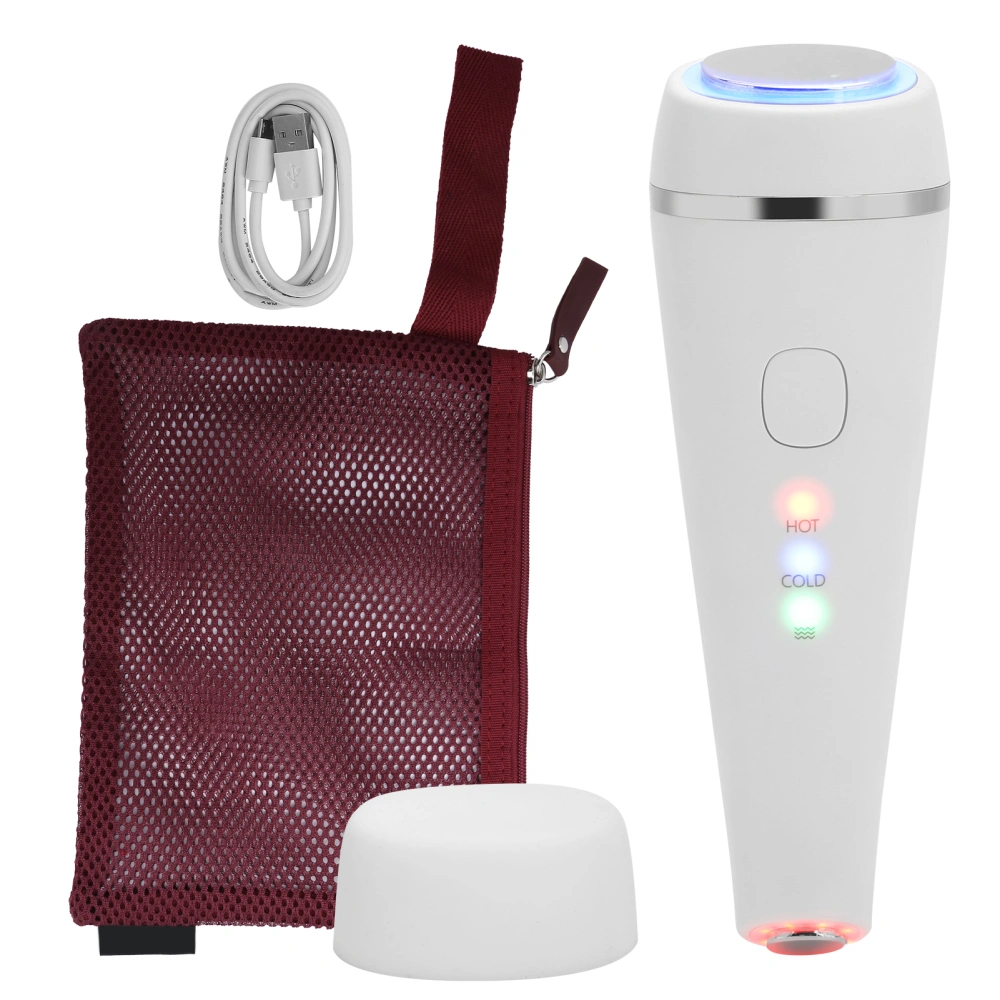 Red Blue Light Therapy Hot Cold Compress Beauty Machine Vibration Eye Massager Instrument