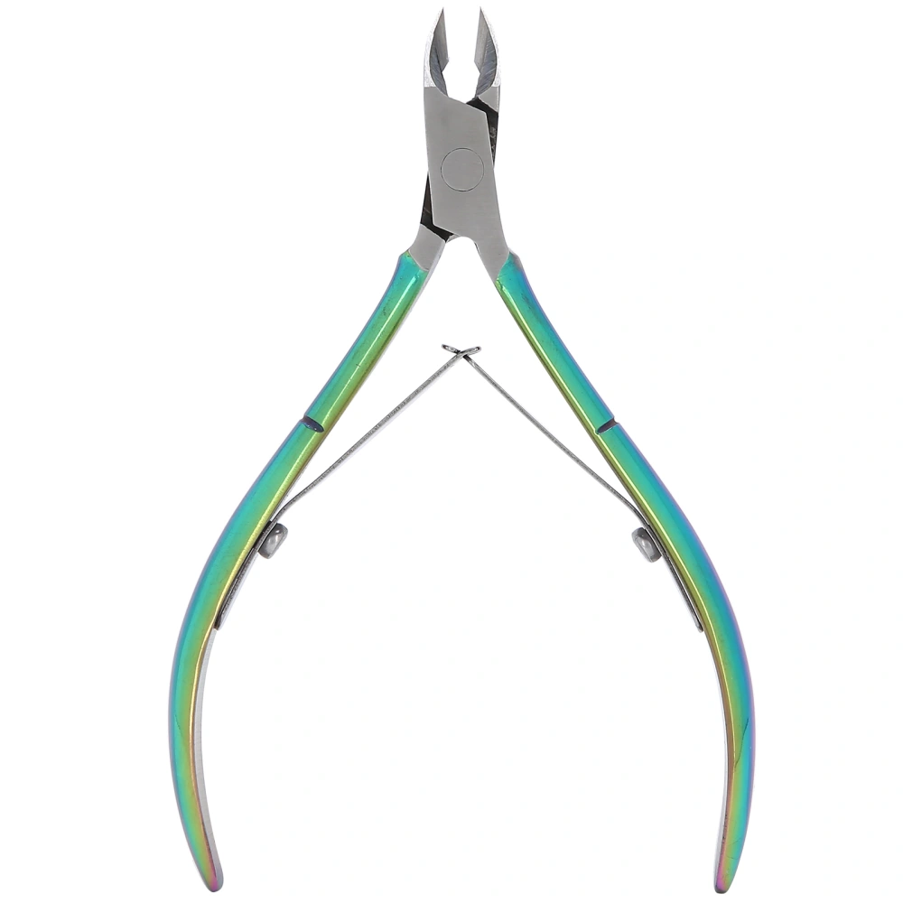 Nail Cuticle Nippers Stainless Steel Dead Skin Scissors Pliers Pedicure Manicure ToolColorful