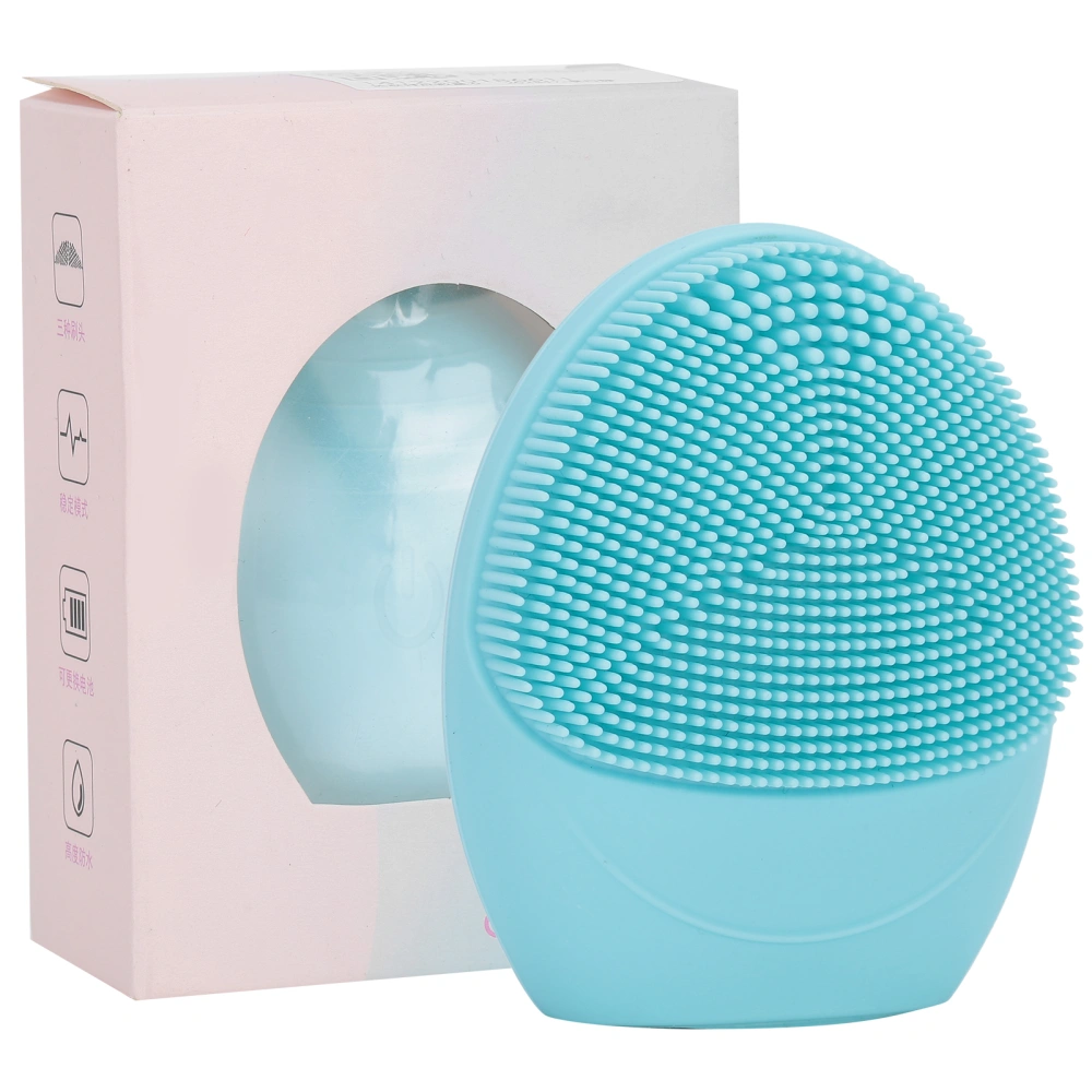 Facial Cleansing Brush Waterproof Electric Vibration Face Cleanser Skin Caring Cleaning Tool