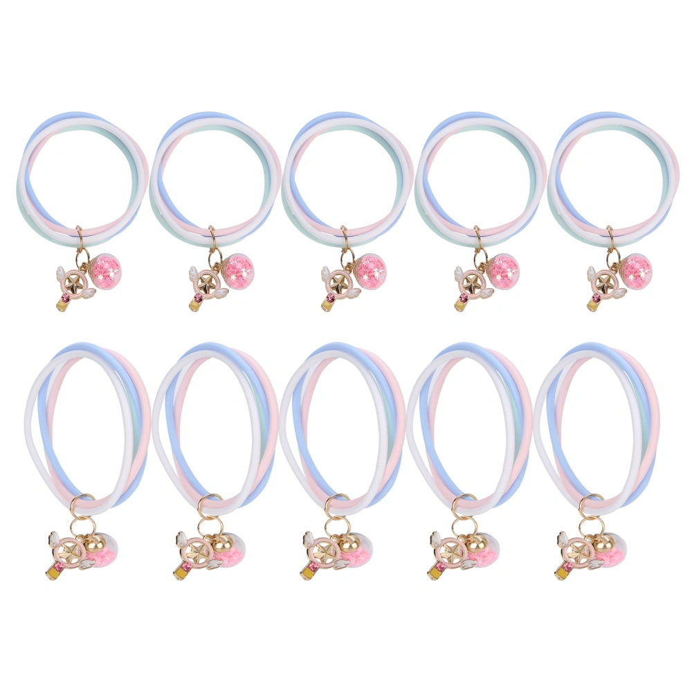 10PCS Baby Mosquito Repellent Bracelet Bug Insect Repellent Bands Wristband for Kid Adult Pink