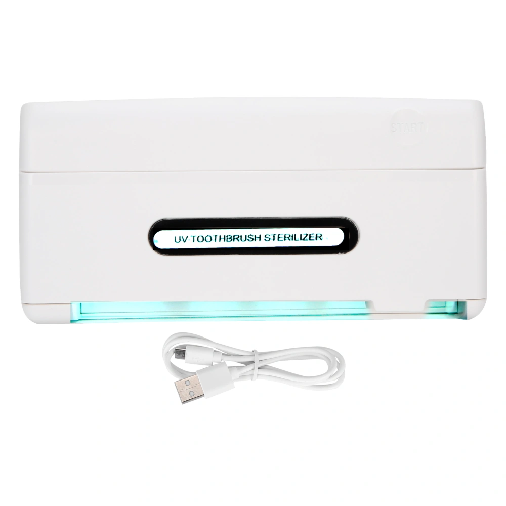 UV Toothbrush Cleaning Box 4 Slots Hygiene Device Germ Free Ultraviolet Household Tool Wall Mounted