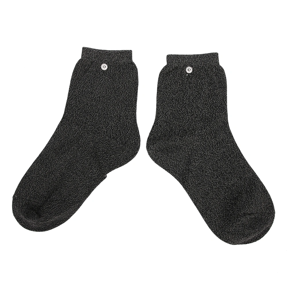 Electrode Conductive Socks Silver Fiber Electrotherapy Pulse Massage Health Care Socks