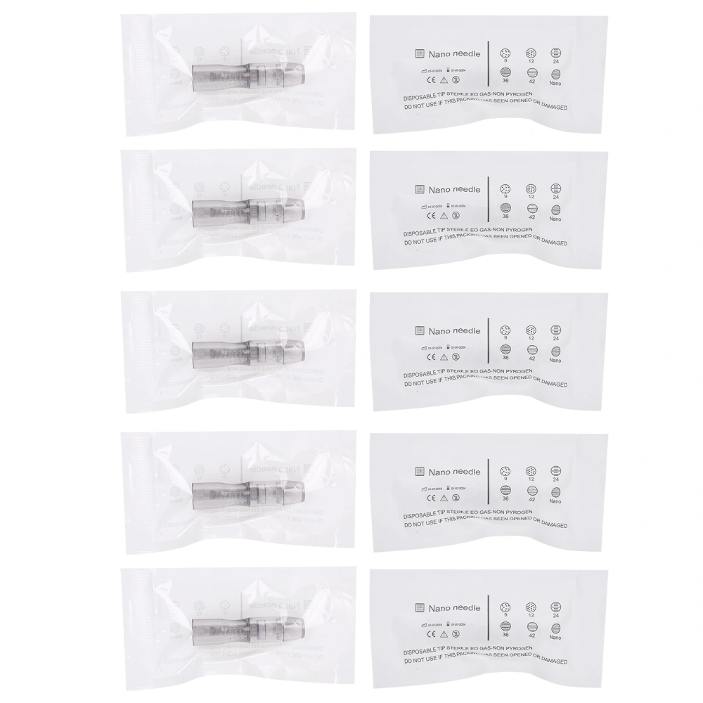 10pcs Microblading Micro Needle Electric Skin Rejuvenation Micro Needle Machine Accessory3D Nano