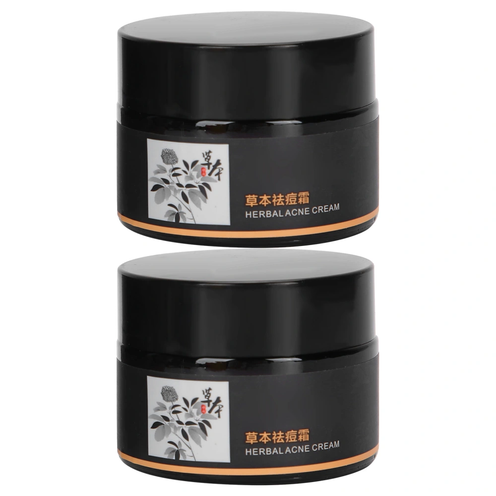 2pcs Nico Ross Acne Treatment Cream Pimple Removal Shrink Pore Plants Extracts Face Cream