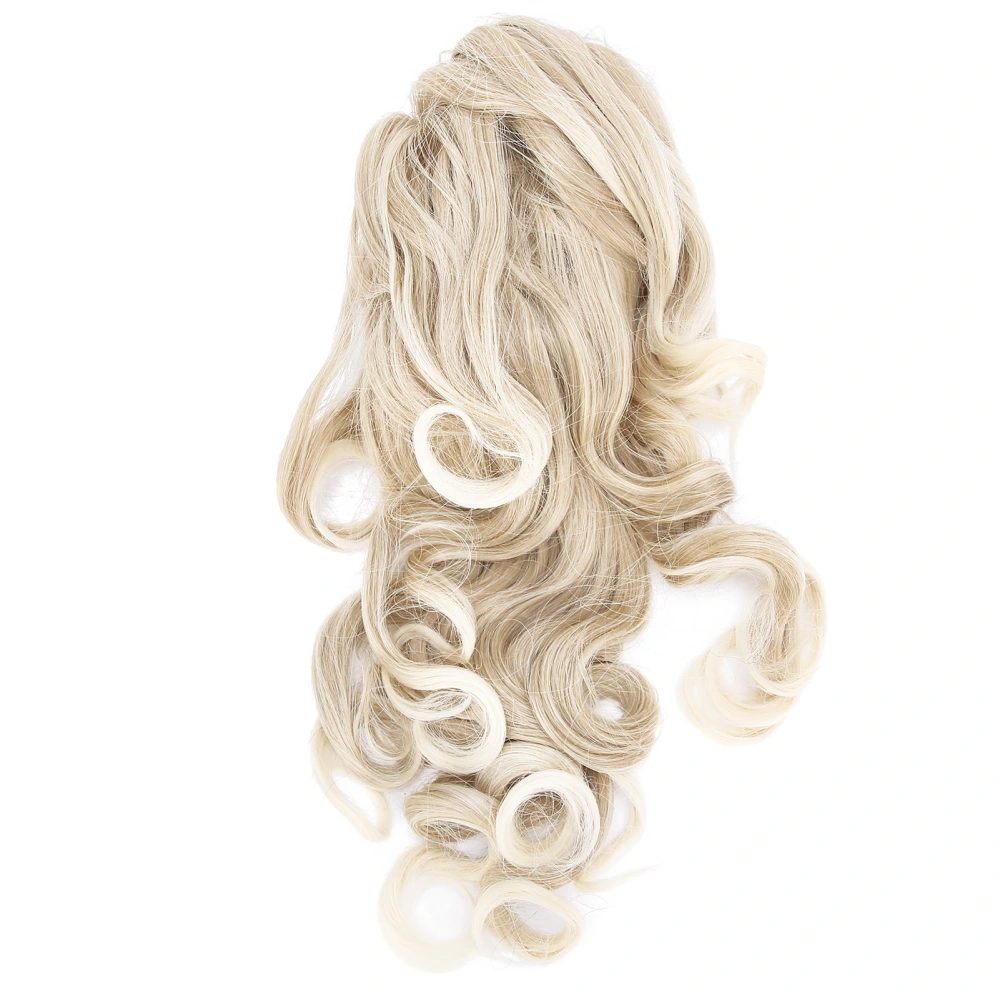 Long Curly Ponytail Wig Claw Clip Hair Wig Extensions Hairpiece Women Female Wavy Wig 50cm24T613