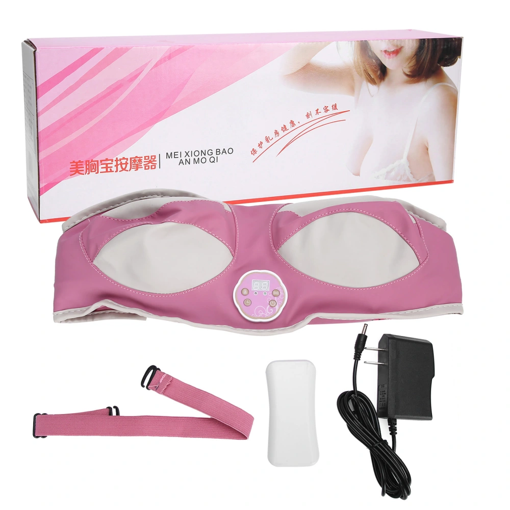 Electric Breast Massager Wireless Rechargeable Hot Compress Breast Massager US Plug 110240V(AB Cup S )