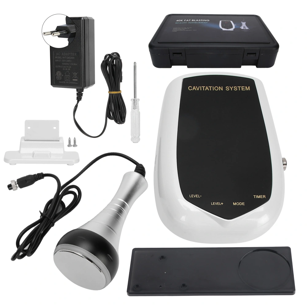 40K Ultrasonic Fat Burning Body Slimming Household Weight Loss Machine InstrumentEU Plug 100‑240V